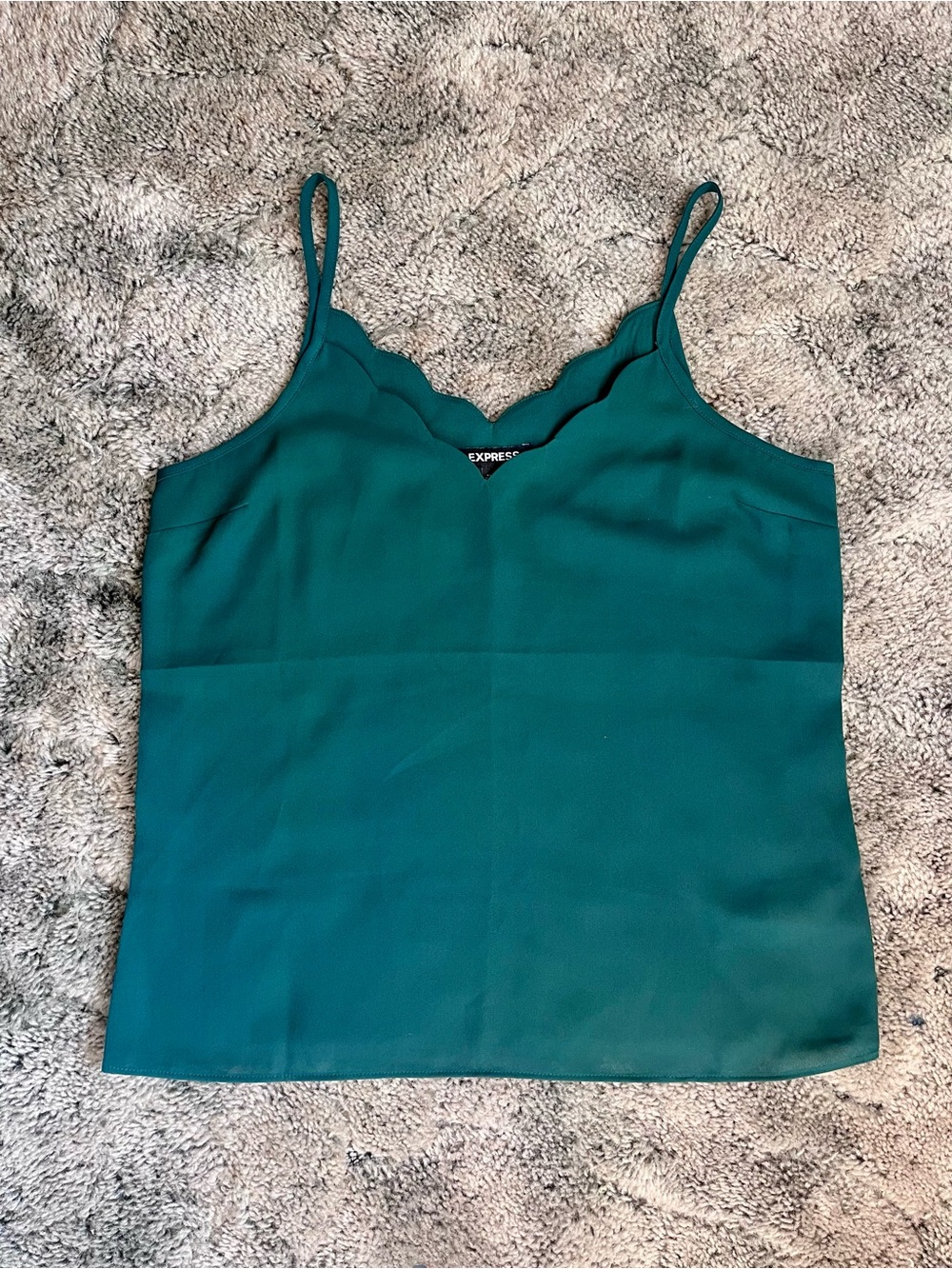Express Scalloped V-Neck Cami